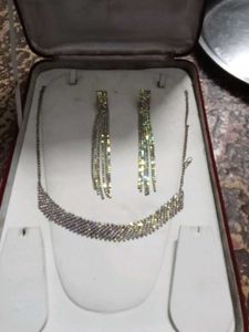 Ruby &amp; Crystal Statement Necklace
