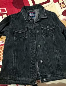 Stylish Black Denim Jacket