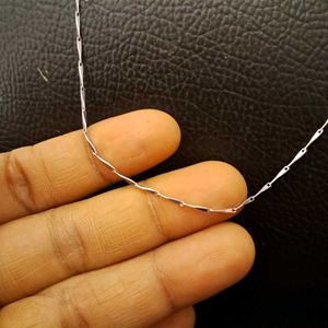 Silver Rice Chain For Men &amp; Women