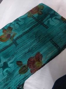 Black And Blue Saree