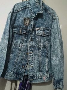 Vintage Acid Wash Denim Jacket