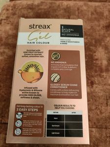Streax Gel Hair Colour - Black