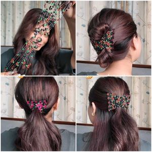 Vintage Magic Beads Hair Clip