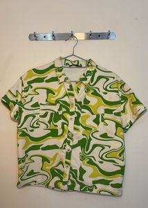 Patterned Short Sleeve Shirt