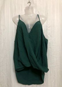 Shein Green Sleeveless Top