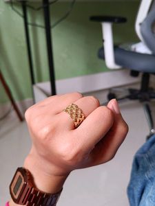 Giva Gold Plated Ring - Adjustable Size