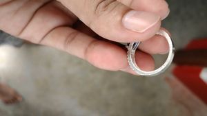 New Pure Silver&amp;BlueStone Ring