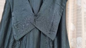 New Green Bridal Abaya Bhurqa