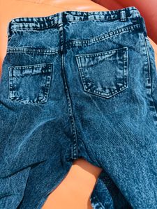 Acid Wash Denim Jeans