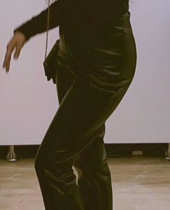 H&M Bootcut Leather Pants