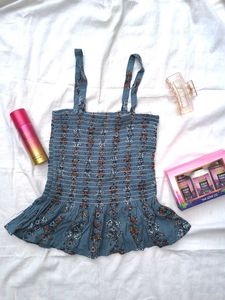 Smocked Blossom Tank Top🫶🏻