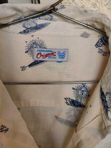Jack &amp; Jones Skeleton Surfing Printed Shirt