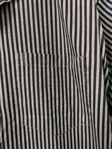 Striped Shirt With Faded Carbon Black Pant