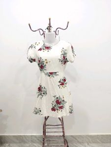 White Floral Dress