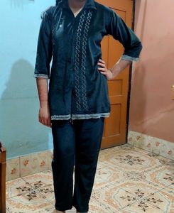 velvet coard set black