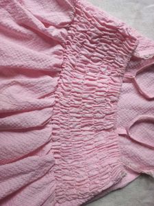 Cute Pink Dress Top