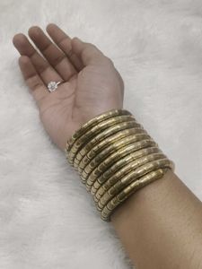 Gold Tone Bangle Set