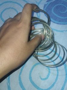 Silver Metal Bangles