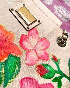Guess authentic hand painted handbag