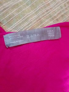 ZARA Hot Pink Layered Mini Dress