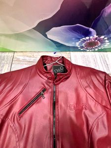 Burgundy Leather Jacket