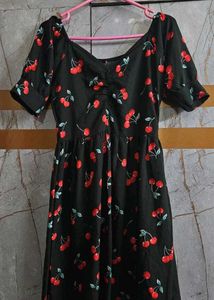 Cute Cherry Print dress