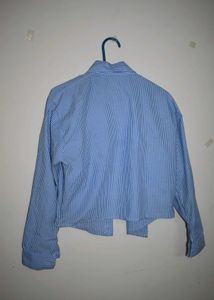 Light Wash blue striped shirt