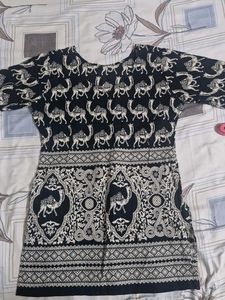 Camel Print Mini Dress