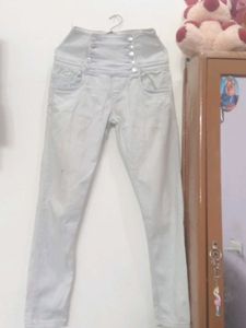 High Waisted Denim Jeans