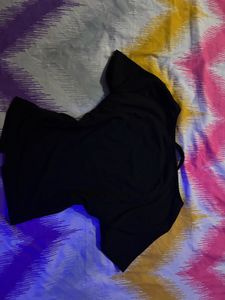Black Button-Up Top.SIZE-28-32