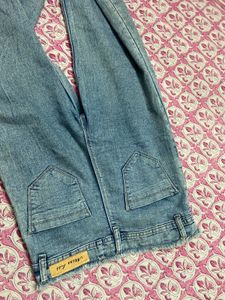 Wide Leg Denim Jeans
