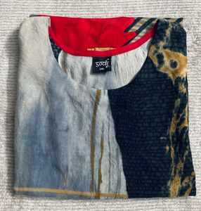 SOCH - Floral Print on Front And Back Kurta