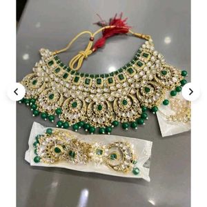 Emerald Bridal Jewelry Set