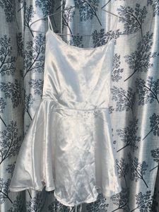 White Backless Dress
