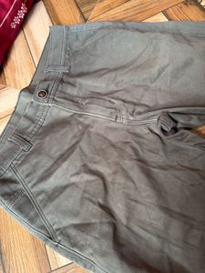 Gray Slim Fit Chinos