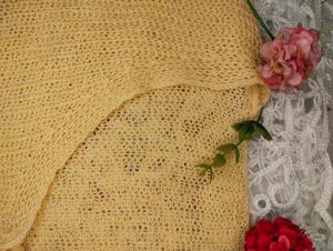 Crochet Yellow Top &amp; Skirt Set