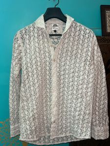 i sell my non use partywear white zara shirt
