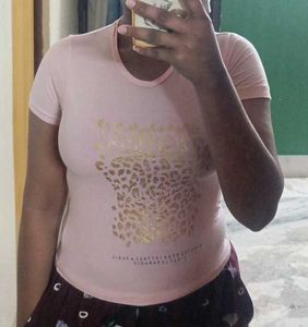 Cute Pink Graphic Tee