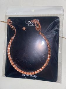 New Rose Gold Diamond Necklace