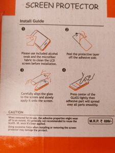 Redmi Note 9 Pro Screen Prrotector