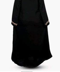 Elegant Embroidered Abaya nida fabric for women.