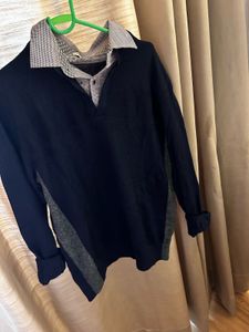 Stylish Layered Look Sweater