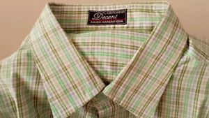 Decent Green Plaid Button-Down Shirt