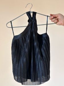 Chic Black Halter Top