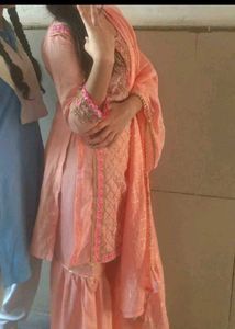 Plazzo Kurta With Dupatta Set