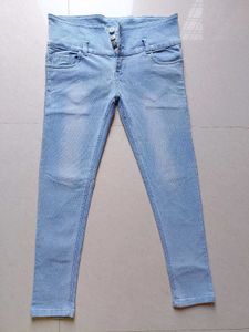 High Waisted Denim Jeans