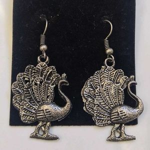 Peacock Dangle Earrings