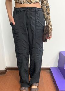 Black Cargo Pant Can Turned Into Bermuda Short