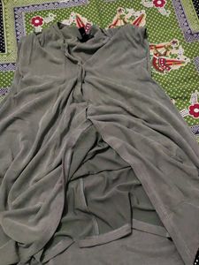 Sleeveless Olive Green Top