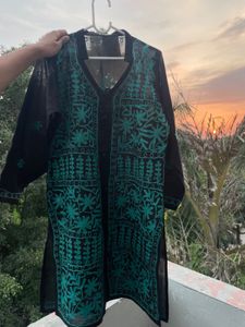 Embroidered Cotton Kurti